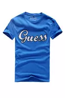 discount t-shirt guess hommes 2013 usa guess bleu